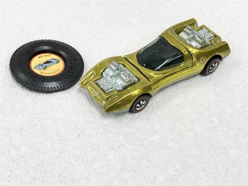 HOT WHEELS RED LINE MOD QUAD US LIME NEAR MINT CONDITION w BADGE | eBay