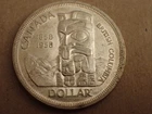 1958 Canada Silver Dollar British Columbia