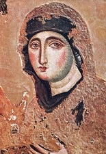 Italy Roma Icona Greca Advocata Madonna Primo Medioevo Unposted #SAM761