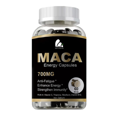 Black Maca Capsules - Testosterone Booster, Support, Energy, Endurance, Desire