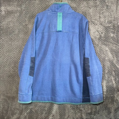 Fat Face Airlie 1/4 Zip Jumper 2XL Blue Long Sleeve Sherpa Collar Elbow Patch - Picture 12 of 14