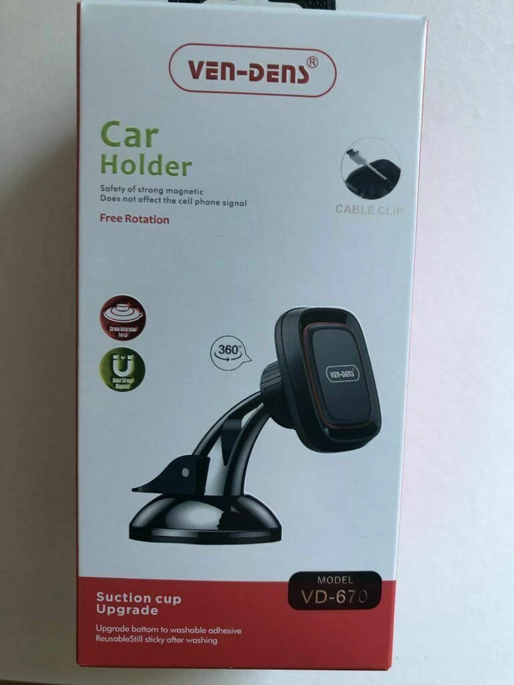 Universal Magnetic Mount Car Dashboard Stand Mobile Phone Holder Sticky Car Kit - Image 3 of 4