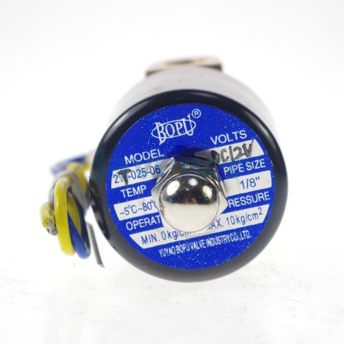 1/8" 1/4" BSPP NC Brass 12-220V Methane Propane 2 Ways Solenoid Valve Gas Fuel - Picture 3 of 4