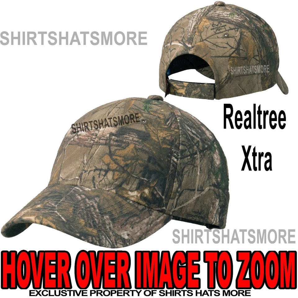 PA PRO Garment Washed Camo Baseball Cap Hunting Hat Camouflage Realtree Xtra OSFM NEW