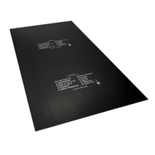 Black Surface Protection Sheet 2400x1200x2mm Polypropylene Heavy Duty