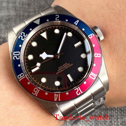 Reloj automático para hombre Bliger esfera negra NH35 PT5000 copo de nieve manos cristal de zafiro - Imagen 23 de 23
