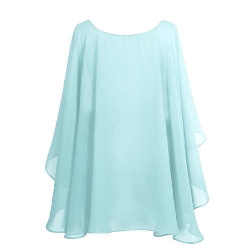 Lady Open Front Chiffon Cardigan See-through Bolero Shrug Crop Top Evening Party - Picture 265 of 466