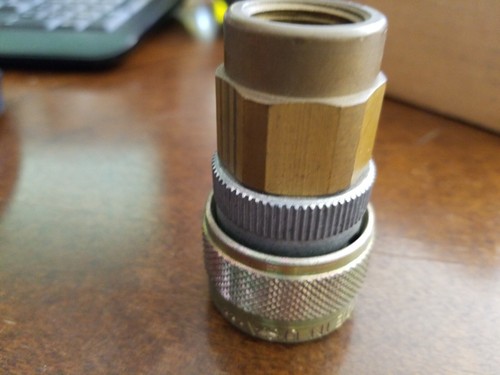 Parker 1/2 Female Check Unit Valve 014610070 Brass #U02 - Picture 4 of 4