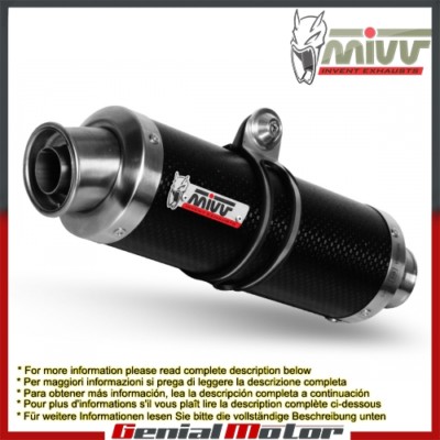 2 Auspuff exhausts MIVV GP Carbon fur Aprilia Rsv 1000 2004 > 2008