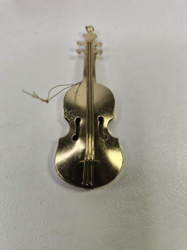 Christmas Symphony Brass Musical Instrument Ornaments MCM Vintage - Picture 5 of 7
