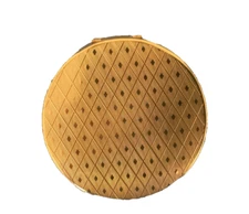 Vintage Powder Compact Goldtone by Regent of London unused in box  #264