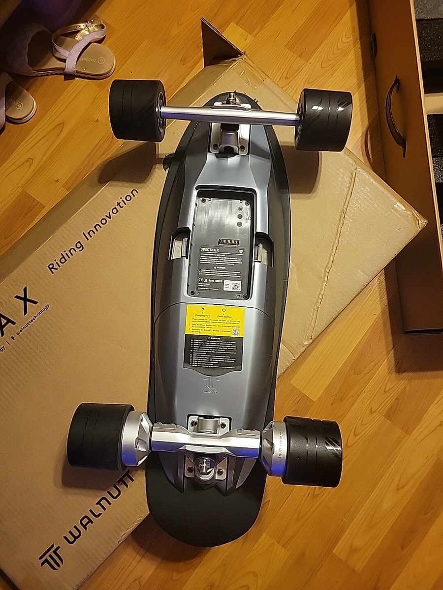 Wallnut Spectra X Electric Skateboard, 2 Batteries Charger NEW | eBay