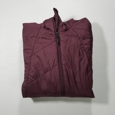 Icebreaker Women Helix Full Zip Hooded Jacket Xs Extra Small Velvet Burgundy