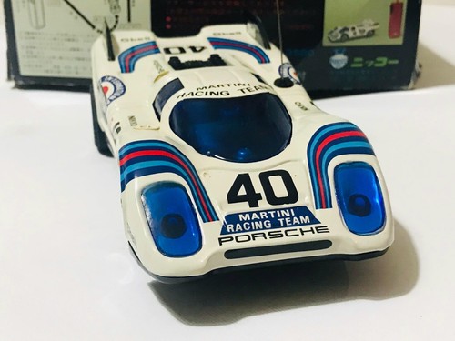 VINTAGE NIKKO TOYS PORSCHE 917K-N2 MARTINI RACING TEAM RC JAPAN USED IN BOX RARE - Picture 11 of 16