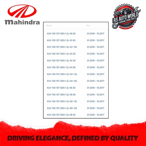 Mahindra insulator engine mounting left side for KUV100 2016-2017 0203AAR01651N - Picture 5 of 6