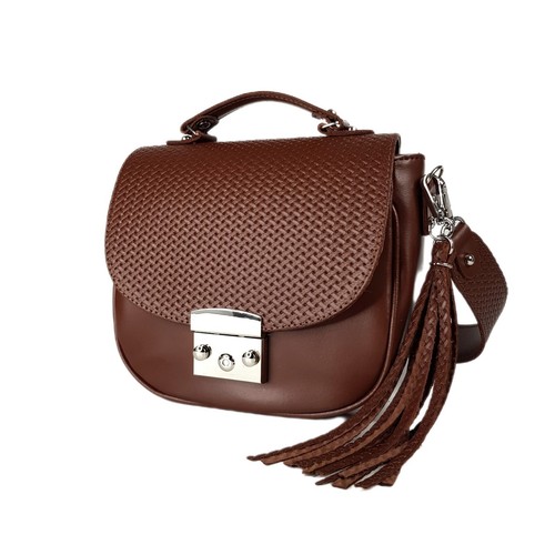 Bolso Bandolera Mujer Cuero GENUINO Rosa Fucsia Damas - Imagen 13 de 18