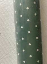 Imperial Wallpaper Green POLKA DOT-VINTAGE Pattern CH 7225 9 yds x 27”NEW
