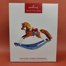 2023 Hallmark Rocking Horse Memories Christmas Keepsake Ornament NEW