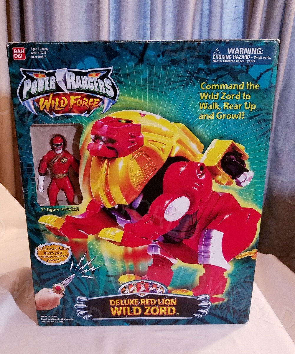レジェンドスーパーデッキ　3個 Power Rangers Wild Force DX Red Lion Wild Zord 
