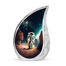 Small Astronaut Urn - Keepsake Urn For Ashes For Women - Urn For Human Ashes
