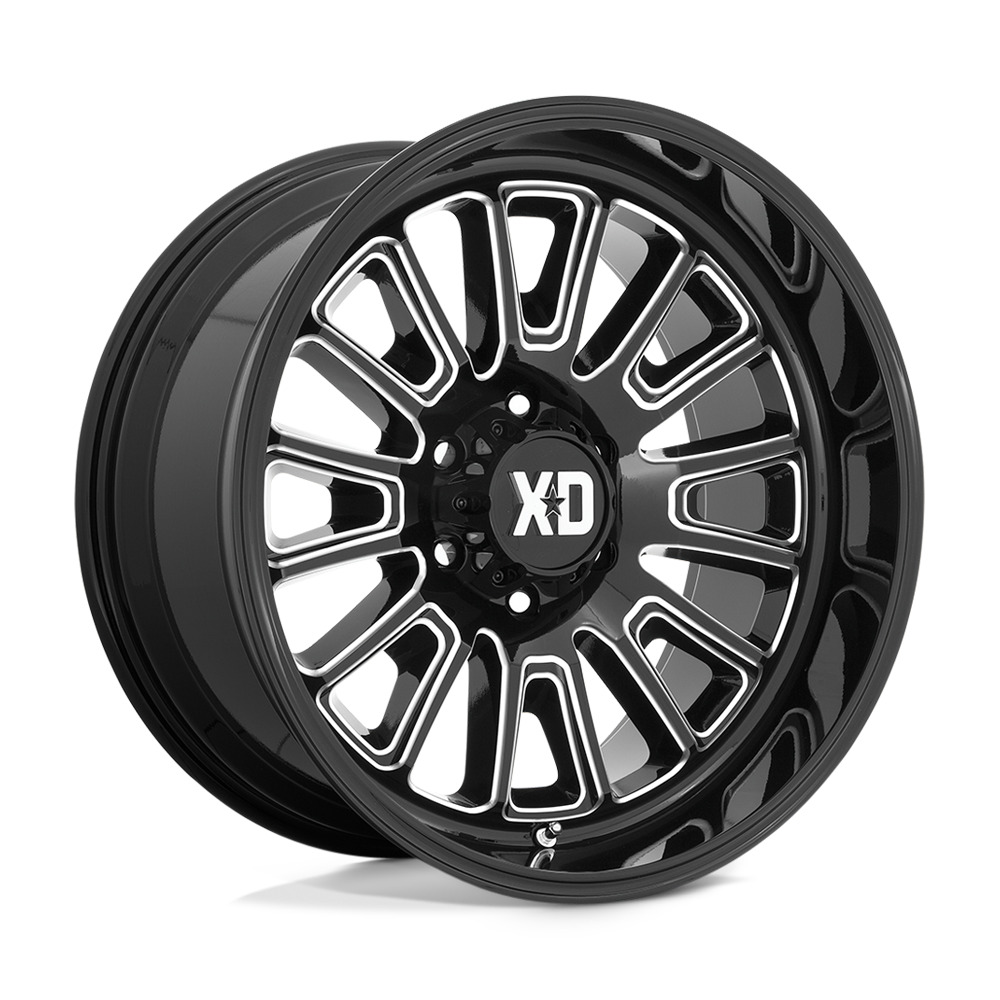 24 Inch Black Wheels Rims LIFTED Chevy 2500 3500 Dodge RAM 8 Lug