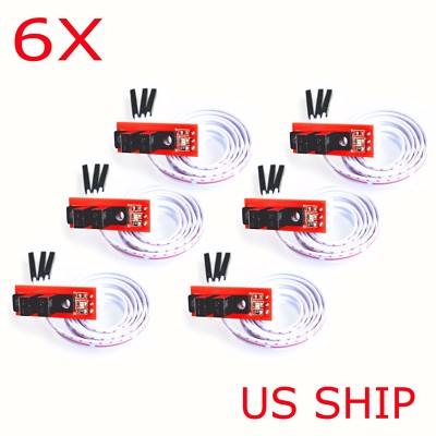 6 pcs Optical Endstop Switch for RepRap 3D Printer Prusa Mendel RAMPS 1.4 or CNC