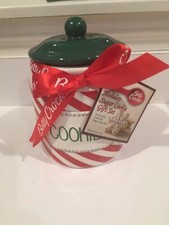 BRAND NEW CHRISTMAS STRIPECOOKIE JAR