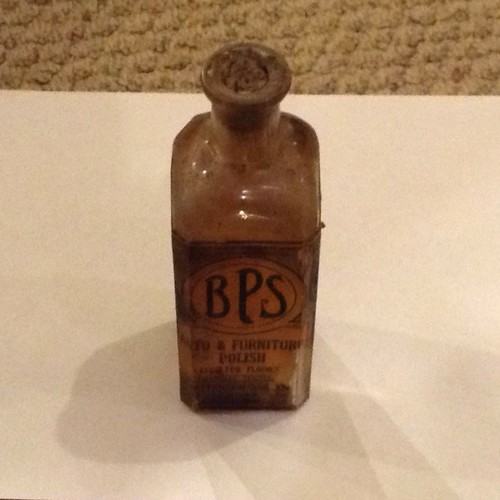 Antica bottiglia BPS lucidatura automatica e pavimento anni 20? - Foto 8 di 8