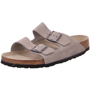 Birkenstock Arizona Slides regular Stone Coin Suede SFB Shoes Leather Sandals Sl | eBay