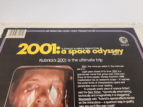 2001 A Space Odyssey MGM RCA SelectaVision CED getestet funktioniert - Bild 20 von 22
