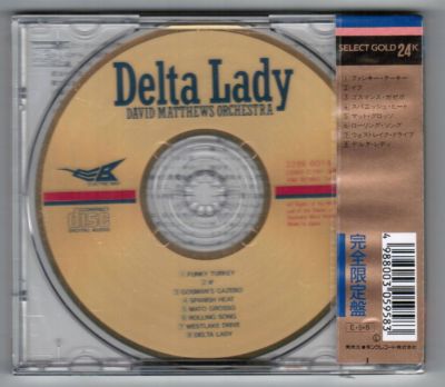 Sealed DAVID MATTHEWS ORCHESTRA Delta Lady JAPAN 24k GOLD CD