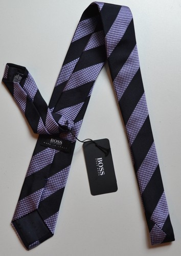 NWT Hugo Boss Black Label By Hugo Boss Silk Tie 'Tie 6 cm' - Picture 3 of 4