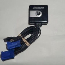 Iogear 2-Port Compact Usb Vga Kvm With Built-In Cables, Gcs42Uw6