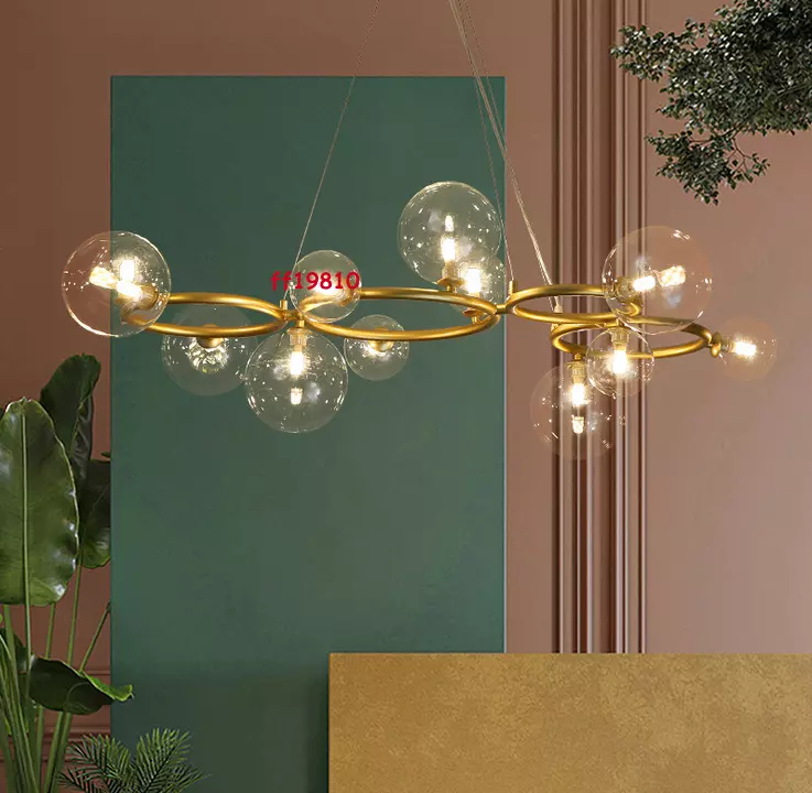 Modern Molecular Bubble Chandelier Glass Ball MODO Ceiling Pendant Light Fixture