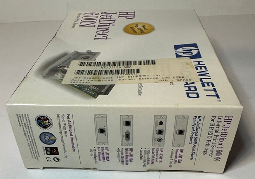 Genuine HP JetDirect 600N Internal Print Server New Factory Sealed Box - Picture 3 of 8