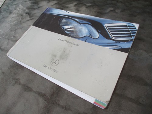 GENUINE MERCEDES-BENZ C-CLASS OWNERS HANDBOOK MANUAL EDITION F 01/2003 - Picture 4 of 9