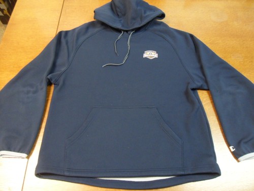 Blue Oklahoma City Barons Hockey Champion Brand Sweatshirt Hoodie Large - Picture 2 of 10