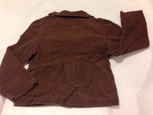 Gymboree 6, Girls Brown Long Sleeve Velvet Jacket - Picture 5 of 5