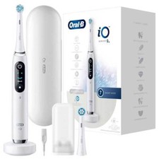 Oral-B iO Series 9N Spazzolino Elettrico con 2 Spazzolini White alabaster