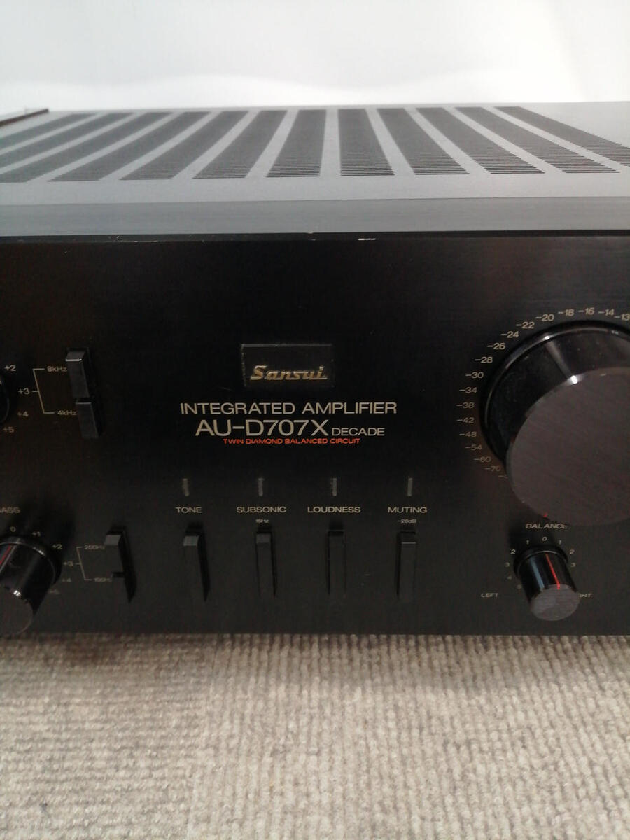 Sansui AU-D707X Decade Integrated Amplifier Good Condition Sansui AU-D707X Decade Integrated Amplifier Good Condition