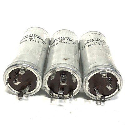 3) SPRAGUE CAPACITOR 701447-00 150MFD 300VDC 1013 7213 | eBay