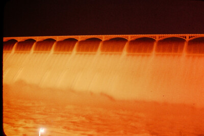 1958 Coulee Dam Washington State Chroma Inc Slide Ref L-B