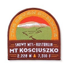 Mt. Kosciuszko Australia Seven Summits Patch