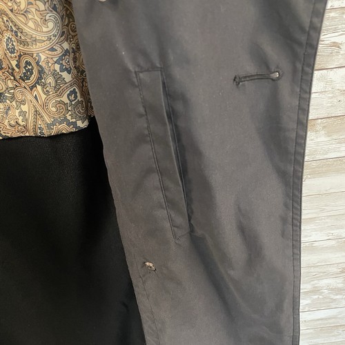 Vintage London Fog L.E. Womens Size 14P Trench Coat Black Hooded Removable Liner - Picture 12 of 19