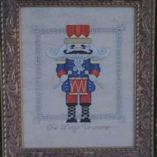 "The King's Drummer" Counted Cross Stitch Pattern by Medeiros Needlecraft Design