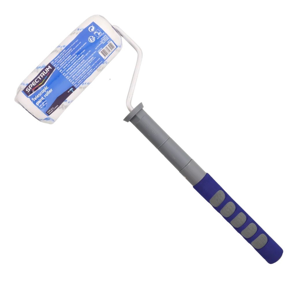 Teleskop-Farbroller 1,7 M - Verlängerungsstange Mit Verstellbarem Winkel