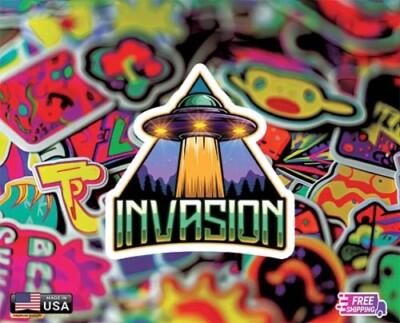 ALIEN AREA 51 NEVADA USA MAP STICKER DECAL VINYL TRUCK WINDOWS CAR FREE GIFT CAR