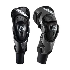 Leatt 2024 X- Frame Hybrid Knee Braces Black  Motocross MX Off Road Quad ATV