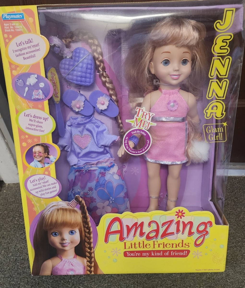 Vtg NOS new Jenna Amazing Little Friend 2002 Playmates Interactive