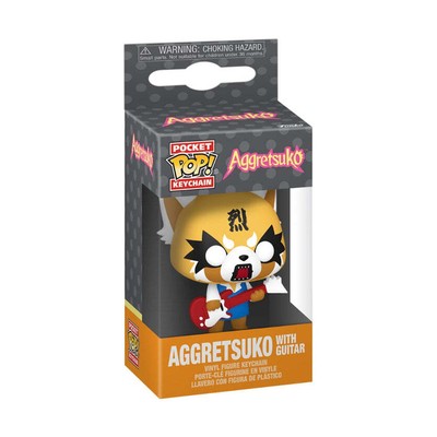 Funko Pop Pocket! Schlüsselanhänger - Aggretsuko With Guitar